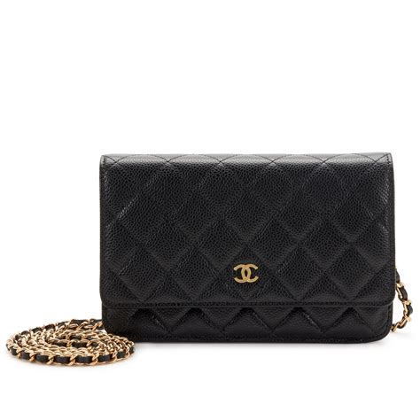 black wallet on chain chanel|Chanel wallet on chain cost.